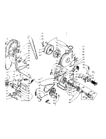 Machine Drive parts for Kenmore Washer Dryer Combo 110.5809800 (1105809800, 110 5809800) from AppliancePartsPros.com