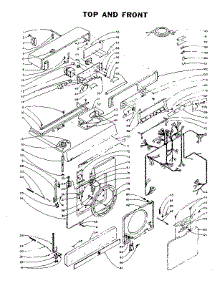 Top And Front parts for Kenmore Washer Dryer Combo 110.5809803 (1105809803, 110 5809803) from AppliancePartsPros.com