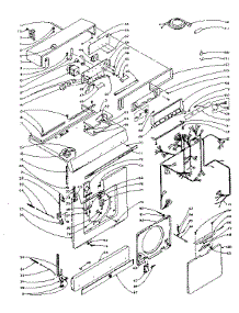 Top And Front parts for Kenmore Washer Dryer Combo 110.5809804 (1105809804, 110 5809804) from AppliancePartsPros.com