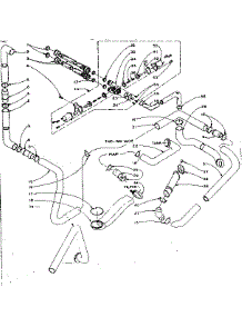 Water System parts for Kenmore Washer Dryer Combo 110.5809805 (1105809805, 110 5809805) from AppliancePartsPros.com