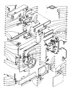 Top And Front parts for Kenmore Washer Dryer Combo 110.5809851 (1105809851, 110 5809851) from AppliancePartsPros.com