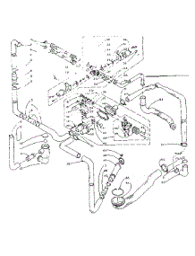 Water System parts for Kenmore Washer Dryer Combo 110.5809951 (1105809951, 110 5809951) from AppliancePartsPros.com