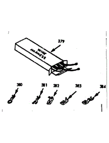 Wire Harness & Comp, & Opt Equip parts for Kenmore Range 103.9877340 (1039877340, 103 9877340) from AppliancePartsPros.com