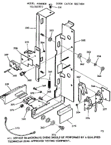 Door Catch Section parts for Kenmore Range 103.9887810 (1039887810, 103 9887810) from AppliancePartsPros.com