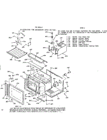 Microwave Oven Section parts for Kenmore Wall Oven 103.9897617 (1039897617, 103 9897617) from AppliancePartsPros.com