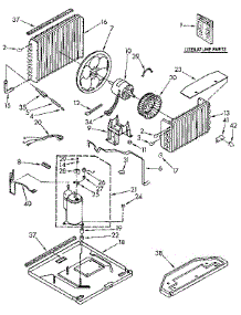 Unit parts for Kenmore Air Conditioner 106.0359089 (1060359089, 106 0359089) from AppliancePartsPros.com