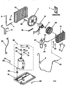 Unit parts for Kenmore Air Conditioner 106.35705591 (10635705591, 106 35705591) from AppliancePartsPros.com