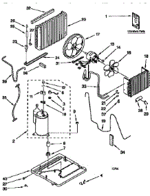 Unit parts for Kenmore Air Conditioner 106.35710591 (10635710591, 106 35710591) from AppliancePartsPros.com