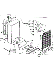 Unit Parts parts for Kenmore Freezer 106.627491 (106627491, 106 627491) from AppliancePartsPros.com