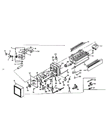 Icemaker Parts parts for Kenmore Freezer 106.627493 (106627493, 106 627493) from AppliancePartsPros.com