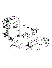 Unit Parts parts for Kenmore Freezer 106.627622 (106627622, 106 627622) from AppliancePartsPros.com