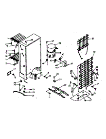Unit Parts parts for Kenmore Freezer 106.628120 (106628120, 106 628120) from AppliancePartsPros.com