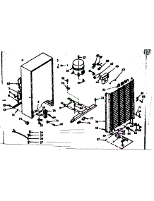 Unit Parts parts for Kenmore Freezer 106.628141 (106628141, 106 628141) from AppliancePartsPros.com