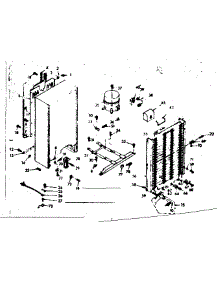 Unit Parts parts for Kenmore Freezer 106.628242 (106628242, 106 628242) from AppliancePartsPros.com