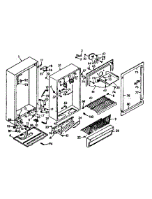 Freezer Cabinet Parts parts for Kenmore Freezer 106.628300 (106628300, 106 628300) from AppliancePartsPros.com