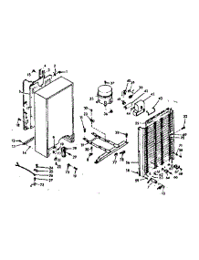 Unit Parts parts for Kenmore Freezer 106.628450 (106628450, 106 628450) from AppliancePartsPros.com