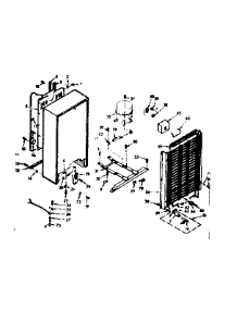 Unit Parts parts for Kenmore Freezer 106.628463 (106628463, 106 628463) from AppliancePartsPros.com