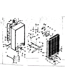 Unit Parts parts for Kenmore Freezer 106.628471 (106628471, 106 628471) from AppliancePartsPros.com