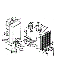 Unit Parts parts for Kenmore Freezer 106.628480 (106628480, 106 628480) from AppliancePartsPros.com