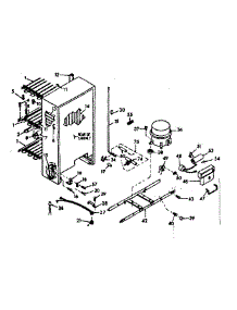 Unit Parts parts for Kenmore Freezer 106.628620 (106628620, 106 628620) from AppliancePartsPros.com