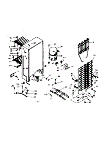 Unit Parts parts for Kenmore Freezer 106.629120 (106629120, 106 629120) from AppliancePartsPros.com