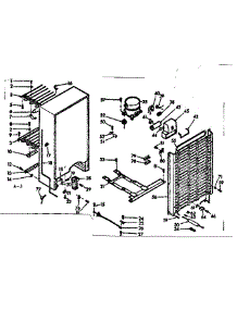 Unit Parts parts for Kenmore Freezer 106.629201 (106629201, 106 629201) from AppliancePartsPros.com