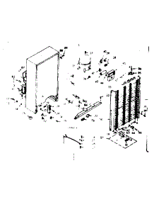 Unit Parts parts for Kenmore Freezer 106.629240 (106629240, 106 629240) from AppliancePartsPros.com