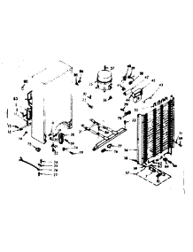 Unit Parts parts for Kenmore Freezer 106.629300 (106629300, 106 629300) from AppliancePartsPros.com