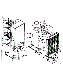 Unit Parts parts for Kenmore Freezer 106.629420 (106629420, 106 629420) from AppliancePartsPros.com
