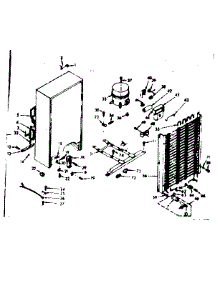 Unit Parts parts for Kenmore Freezer 106.629490 (106629490, 106 629490) from AppliancePartsPros.com