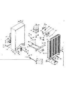 Unit Parts parts for Kenmore Freezer 106.629551 (106629551, 106 629551) from AppliancePartsPros.com