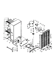 Unit Parts parts for Kenmore Freezer 106.6323171 (1066323171, 106 6323171) from AppliancePartsPros.com