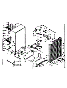 Freezer Unit Parts parts for Kenmore Freezer 106.6323172 (1066323172, 106 6323172) from AppliancePartsPros.com