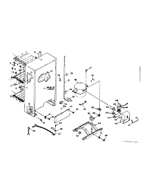 Unit parts for Kenmore Freezer 106.6323210 (1066323210, 106 6323210) from AppliancePartsPros.com