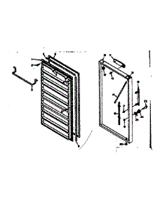 Freezer Door Parts parts for Kenmore Freezer 106.6323211 (1066323211, 106 6323211) from AppliancePartsPros.com