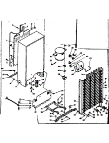 Unit Parts parts for Kenmore Freezer 106.6327170 (1066327170, 106 6327170) from AppliancePartsPros.com