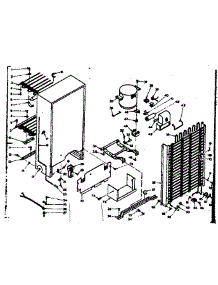 Freezer Unit Parts parts for Kenmore Freezer 106.6328150 (1066328150, 106 6328150) from AppliancePartsPros.com