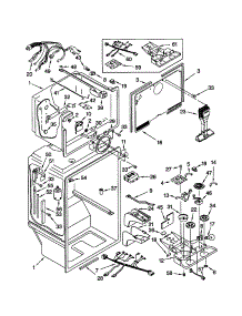 Liner parts for Kenmore Refrigerator 106.63284301 (10663284301, 106 63284301) from AppliancePartsPros.com