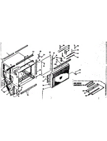Cabinet Parts parts for Kenmore Heat Pump System 106.63620 (10663620, 106 63620) from AppliancePartsPros.com