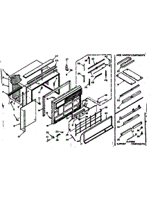 Cabinet Parts parts for Kenmore Heat Pump System 106.63760 (10663760, 106 63760) from AppliancePartsPros.com