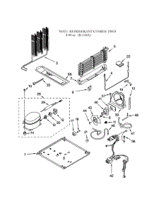 Unit parts for Kenmore Refrigerator 106.63844302 (10663844302, 106 63844302) from AppliancePartsPros.com