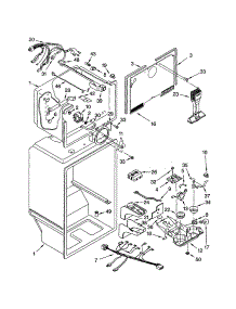 Liner parts for Kenmore Refrigerator 106.63864302 (10663864302, 106 63864302) from AppliancePartsPros.com