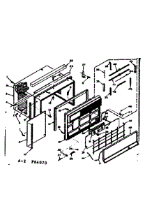Cabinet Parts parts for Kenmore Heat Pump System 106.64070 (10664070, 106 64070) from AppliancePartsPros.com