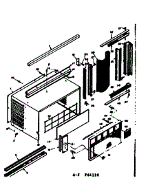Cabinet Parts parts for Kenmore Heat Pump System 106.64110 (10664110, 106 64110) from AppliancePartsPros.com