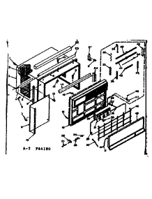 Cabinet Parts parts for Kenmore Heat Pump System 106.64180 (10664180, 106 64180) from AppliancePartsPros.com