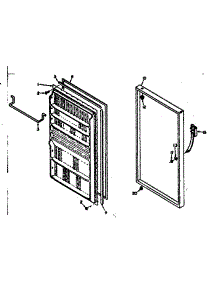 Door Parts parts for Kenmore Freezer 106.6420170 (1066420170, 106 6420170) from AppliancePartsPros.com