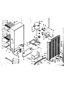 Unit Parts parts for Kenmore Freezer 106.6420170 (1066420170, 106 6420170) from AppliancePartsPros.com
