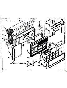 Cabinet Parts parts for Kenmore Heat Pump System 106.64210 (10664210, 106 64210) from AppliancePartsPros.com