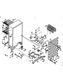 Unit Parts parts for Kenmore Freezer 106.6422110 (1066422110, 106 6422110) from AppliancePartsPros.com