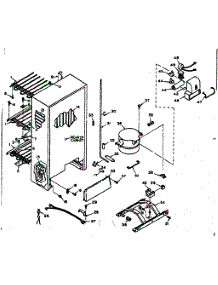 Unit Parts parts for Kenmore Freezer 106.6422210 (1066422210, 106 6422210) from AppliancePartsPros.com